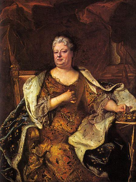 Hyacinthe Rigaud Duchess of Orleans Sweden oil painting art